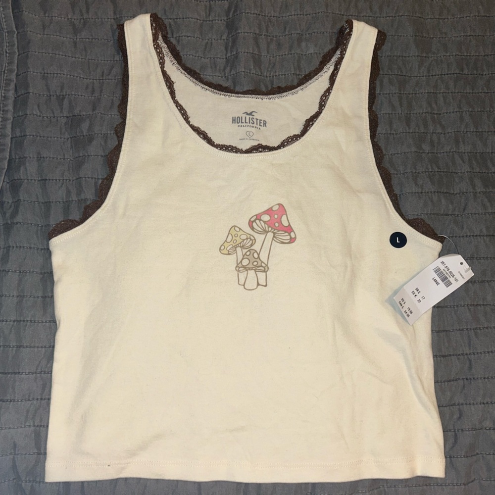 Mushroom Graphic Tank Top